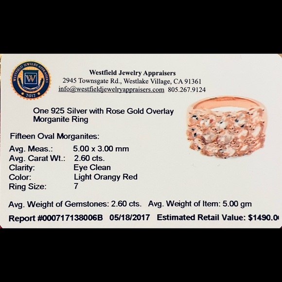 ROMANTIC 2.6 ctw Oval Morganite Cluster Ring Dinner Ring Fashion Rose Gold 7 - Picture 2 of 2